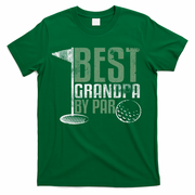 Best Grandpa By Par Father's Day Golf Grandad Golfing Gift T-Shirt