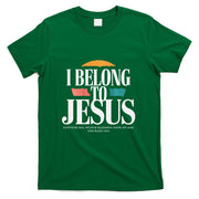 I Belong To Jesus Cross Minimalist Christian T-Shirt