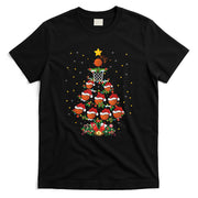 Basketball Sports Lover Xmas Gift Basketball Christmas Tree T-Shirt
