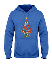 Basketball Sports Lover Xmas Gift Basketball Christmas Tree T-Shirt