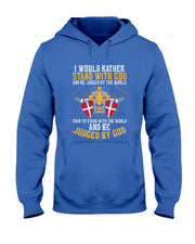 I Would Rather Stand With God Jesus Christian T-Shirt