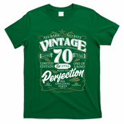 70th Birthday Est 1956 All Bark No Bite Vintage Birthday  T-Shirt - Irish Green