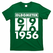 70th Birthday Oldometer 1956 T-Shirt - Irish Green