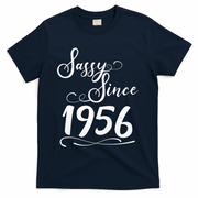 70th Birthday Sassy Since 1956 T-Shirt - Navy