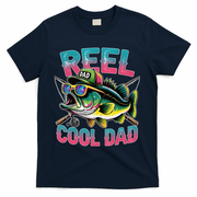Reel Cool Dad Fishing Fisher Funny Fisherman Fathers Day T-Shirt
