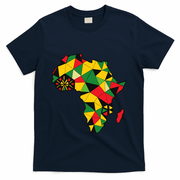 Colourful Africa Map Cloth Gift For African Lover T-Shirt