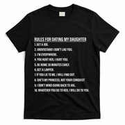 Rules For Dating My Daughter Funny Dad Daughter T-Shirt