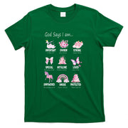 God Says I Am Princess Lovers Bible Christian T-Shirt