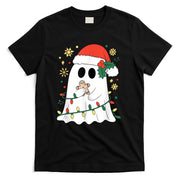 Ghost Christmas Santa Spooky Christmas T-Shirt