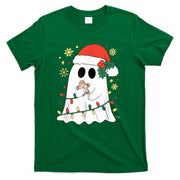 Ghost Christmas Santa Spooky Christmas T-Shirt