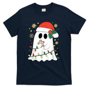 Ghost Christmas Santa Spooky Christmas T-Shirt