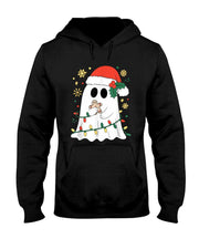 Ghost Christmas Santa Spooky Christmas T-Shirt