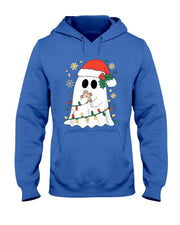 Ghost Christmas Santa Spooky Christmas T-Shirt
