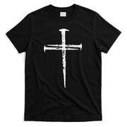 Jesus Cross Three Nails Christian Vintage T-Shirt