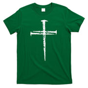Jesus Cross Three Nails Christian Vintage T-Shirt