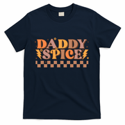 Daddy Spice Retro Checkered Thanksgiving Family Matching Dad Gift T-Shirt
