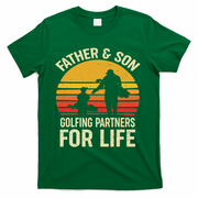 Golf Golfing Father Son Matching Dad T-Shirt