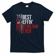 Best Effin’ Bonus Dad Ever Daddy Gun Rights American Flag T-Shirt