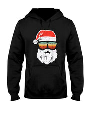 Santa Face Retro Sunglasses Christmas Xmas Men Women Kids T-Shirt