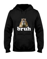 Funny Capybara Gifts Graphic Tee Shirts Hoodies Meme Lover Bruh Capybara T-Shirt