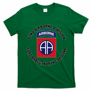 82nd Airborne Division Fort Bragg Military T-Shirt - Irish Green