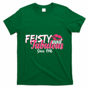 80th Birthday Feisty And Fabulous Since 1946  T-Shirt - Irish Green