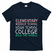 8th Grade Graduation Hilarious Middle School Memories T-Shirt - Navy