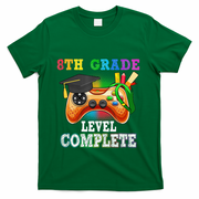 8Th Grade Level Complete Last Day Of School Graduation T-Shirt - Green