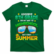 8th Grade Way To High School Grade First Summer Graduation T-Shirt - Green