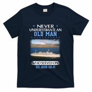 Uss Jason Ar8 Veterans Day Father Day Meaningful Gift T-Shirt