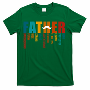 Funny Dad Definition Fathers Day Mustache T-Shirt