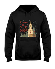 Vintage O Come All Ye Faithful Religious Christian Christmas T-Shirt