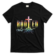 Rooted In Christ Christian Religious Christian T-Shirt_1