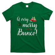 Bunco Christmas Gift Very Merry Bunco T-Shirt