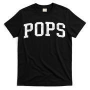 Pops Classic Bold Font Pops Birthday Gift T-Shirt