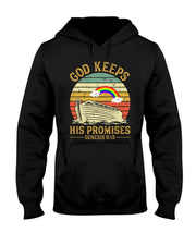 God Keeps His Promises Rainbow Noah Ark Jesus Christian T-Shirt