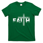 Faith Drum Stick Cross Christian God Jesus Fun Drummer T-Shirt