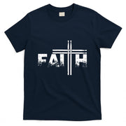 Faith Drum Stick Cross Christian God Jesus Fun Drummer T-Shirt