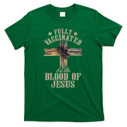 Christian Jesus Lover Fully Vaccinated By The Blood Of Jesus Long Sleeve TShirt T-Shirt