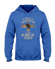 Christian Jesus Lover Fully Vaccinated By The Blood Of Jesus Long Sleeve TShirt T-Shirt