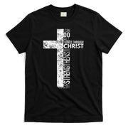 Cross With Philippians 413 Christian T-Shirt