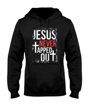 Jesus Never Tapped Out Christian Wrestling Faith Christian T-Shirt