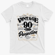 90th Birthday Est 1936 All Bark No Bite Vintage Birthday  T-Shirt - White