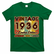 90th Birthday Vintage 1936 Limited Edition Awesome Epic Legend T-Shirt - Green