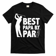 Best Papa By Par Fathers Day Golf T-Shirt