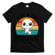 Just A Dad Who Always Came Back With The Milk, Father's Day  T-Shirt