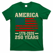 America 1776-2026 250 Years T-Shirt - Irish Green