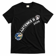 Artemis 11 2026 Back To The Moon Logo T-Shirt - Black