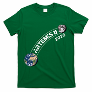 Artemis 11 2026 Back To The Moon Logo T-Shirt - Green