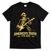 America's 250th Anniversary George Washington Rocker T-Shirt - Black